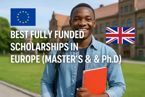 Best Fully Funded Scholarships in Europe